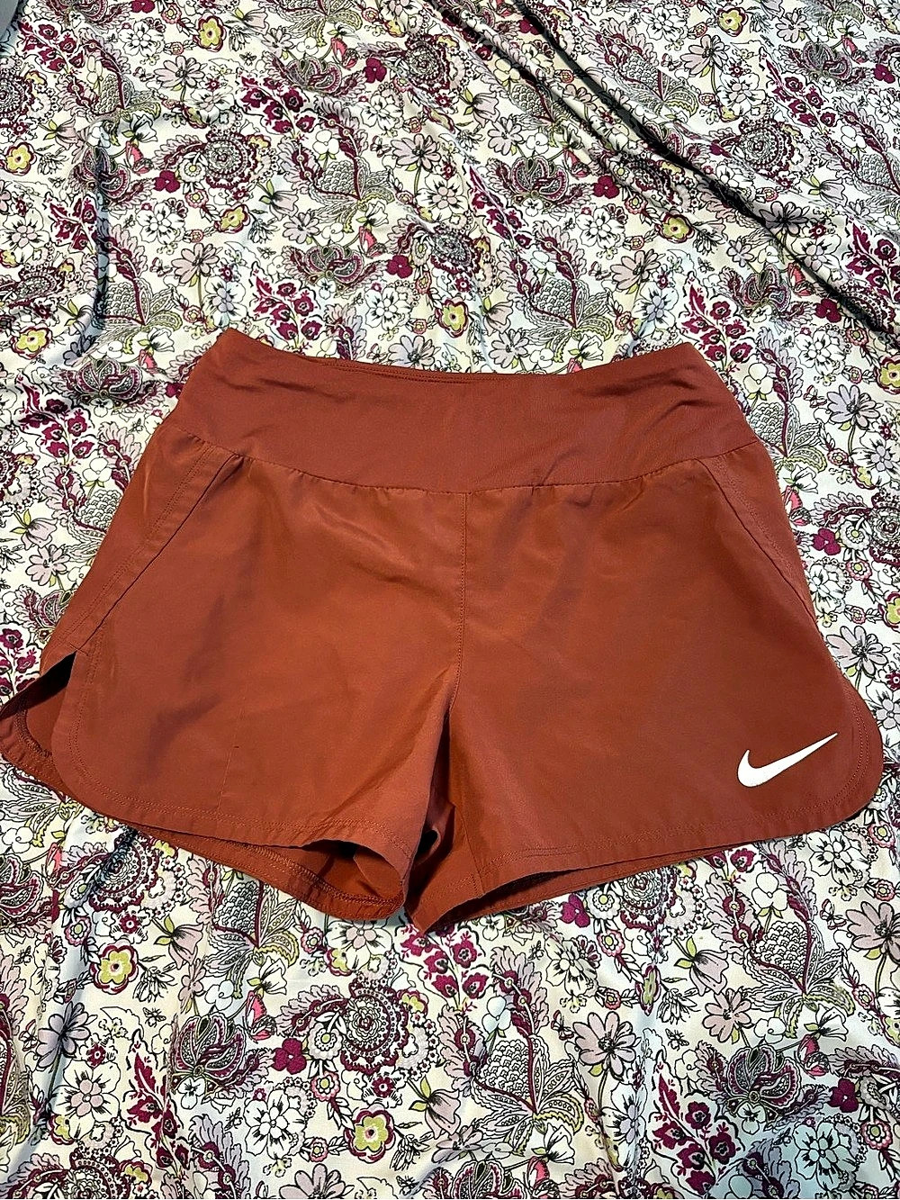 Nike Athletic Running Shorts Orange Size XS